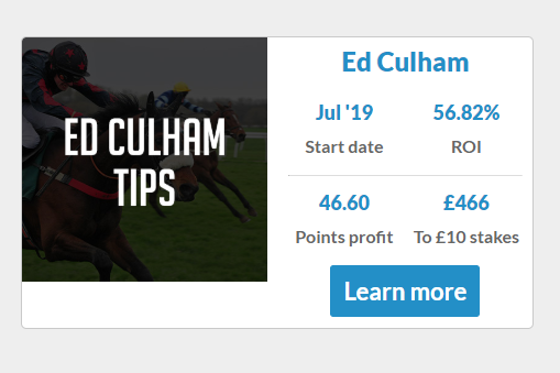 Ed Culham's Tipsters Empire Ptofile
