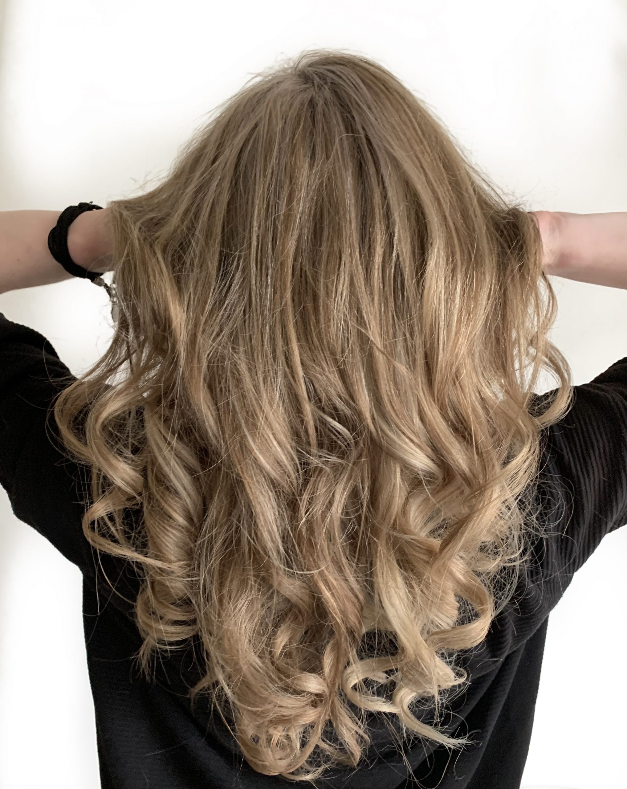 Balayage lavet af frisør Titica Tofte på Frederiksberg