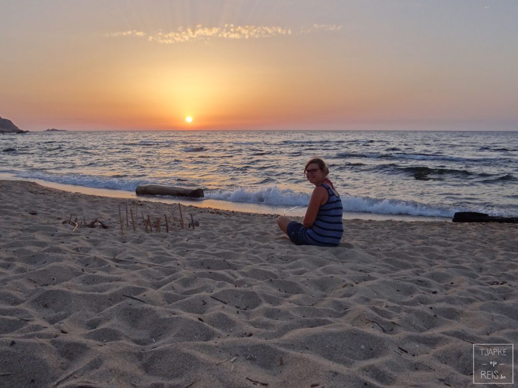 Zonsondergang Sardinië