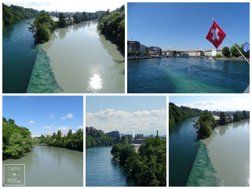 Jonction, Rhône en Arve