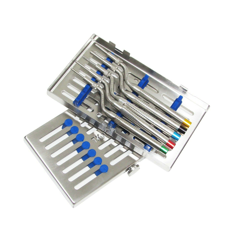 Osteotomes Concave Tips Angled With Cassette