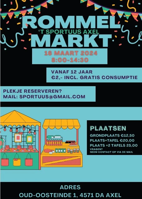 Rommelmarkt ‘T Sporthuus