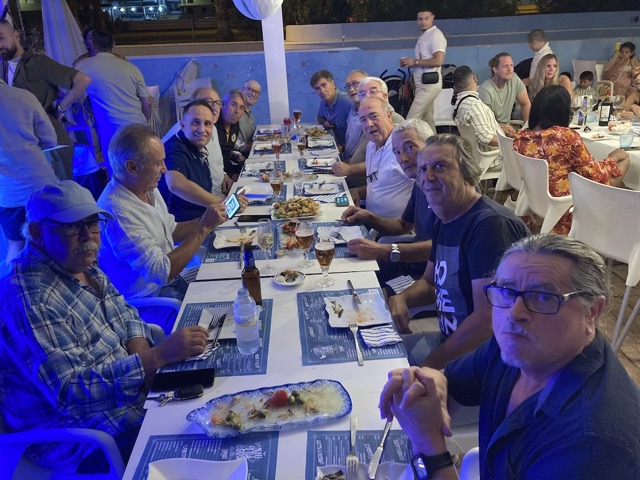 Cena anual de los componentes del club de fútbol De la Peña Madridista