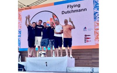 Fran Martínez y Pepe Ruiz, bronce en la semana de Kiel en la clase Flying Dutchman