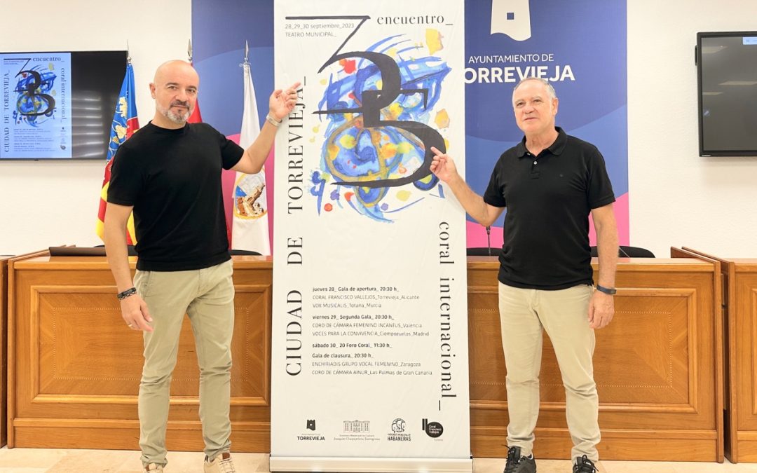 35º Encuentro Coral en Torrevieja del 28 al 30 de sep.