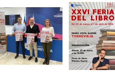 XXVI Feria del Libro de Torrevieja: Del 23 de marzo al 1 de abril.