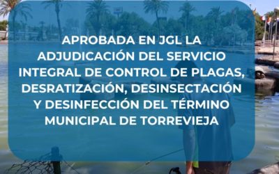 Aprobada en JGL la adjudicación del servicio integral de control de plagas