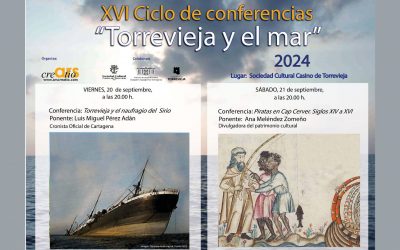 Piratas y naufragios: Tema del XVI ciclo Torrevieja y el mar de Ars Creatio.