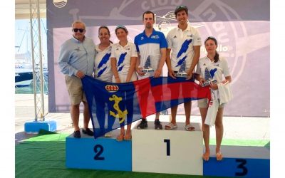 Dos medallas de plata y un bronce en el Campeonato de España de la Clase Internacional Europa.