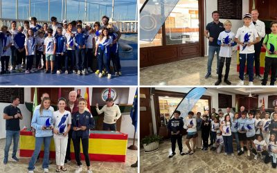 Equipo Optimist del RCN Torrevieja logra 3 oros, 1 plata y 2 bronces en la Regata Autonómica Clasificatoria de Los Nietos