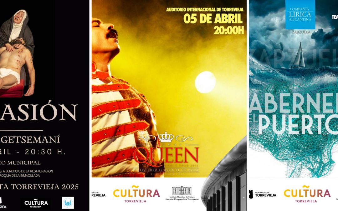 Teatro, música y zarzuela: los grandes espectáculos de este fin de semana en Torrevieja