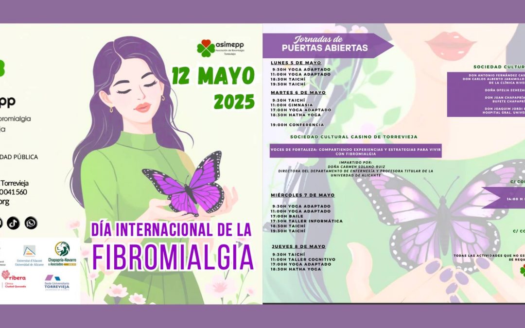 🟣 Semana de la Fibromialgia en Torrevieja 2025: actividades, talleres y conciencia social