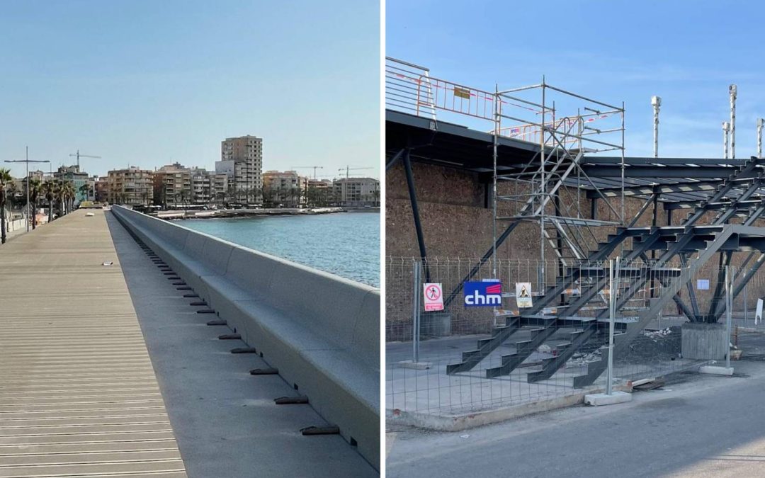 En agosto finalizan las obras del Dique de Levante en Torrevieja