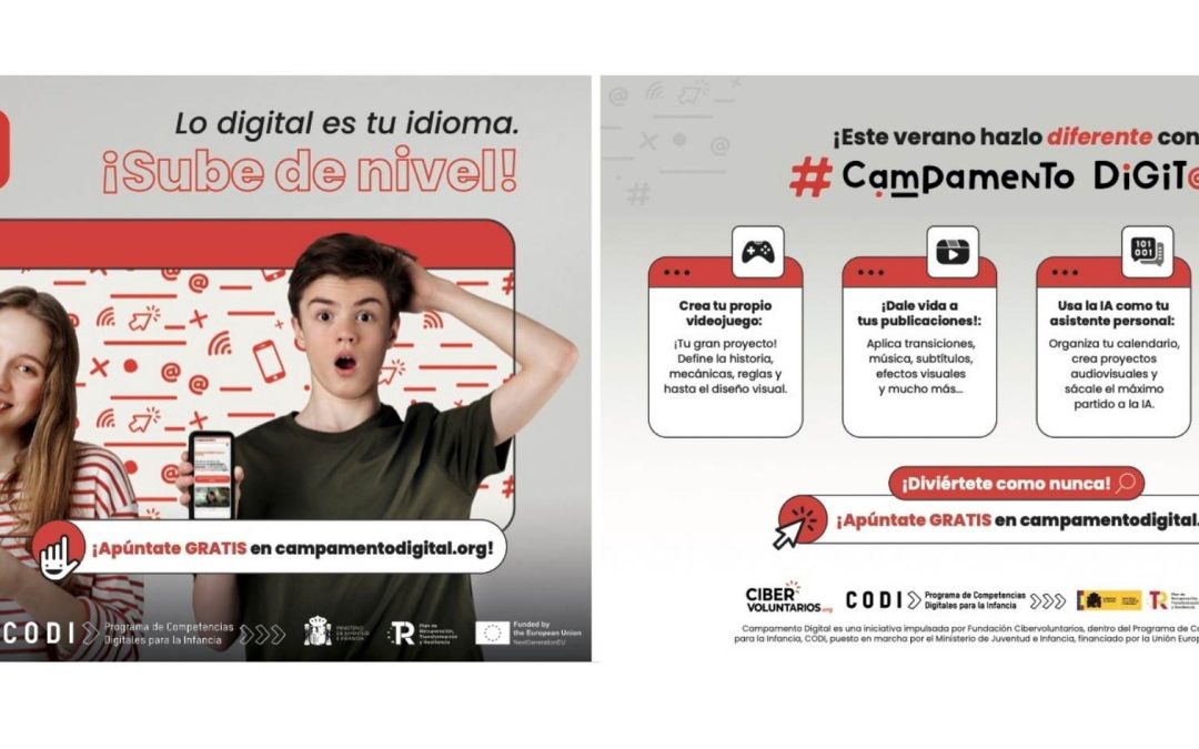 Campamento Digital gratuito en Torrevieja para niños de 9 a 13 años