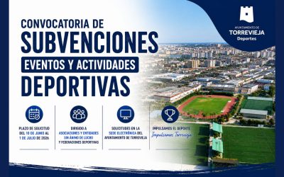 Torrevieja destina 35.000 euros a subvenciones para eventos deportivos en 2026