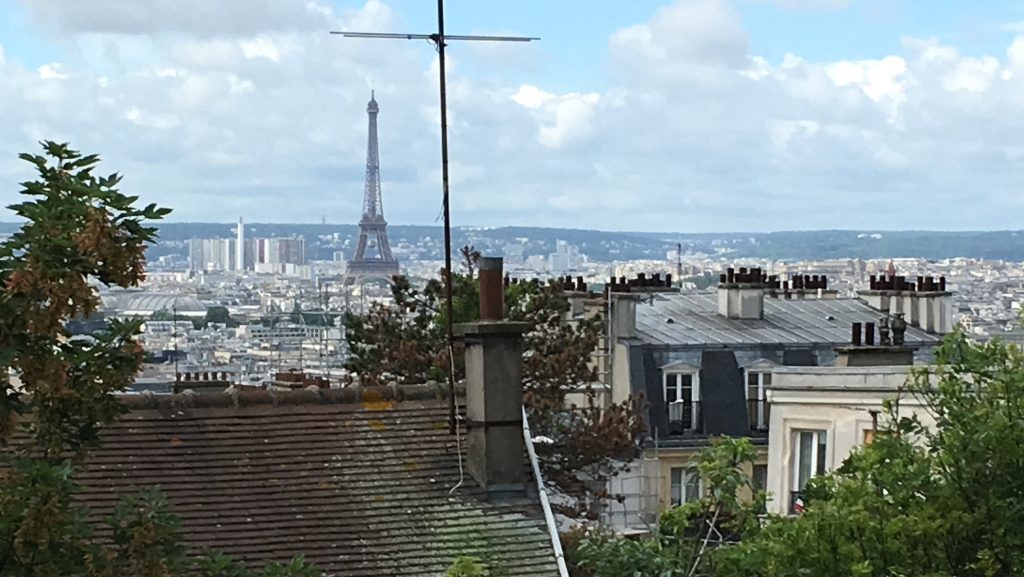 Udsigten over Paris fra Montmatre