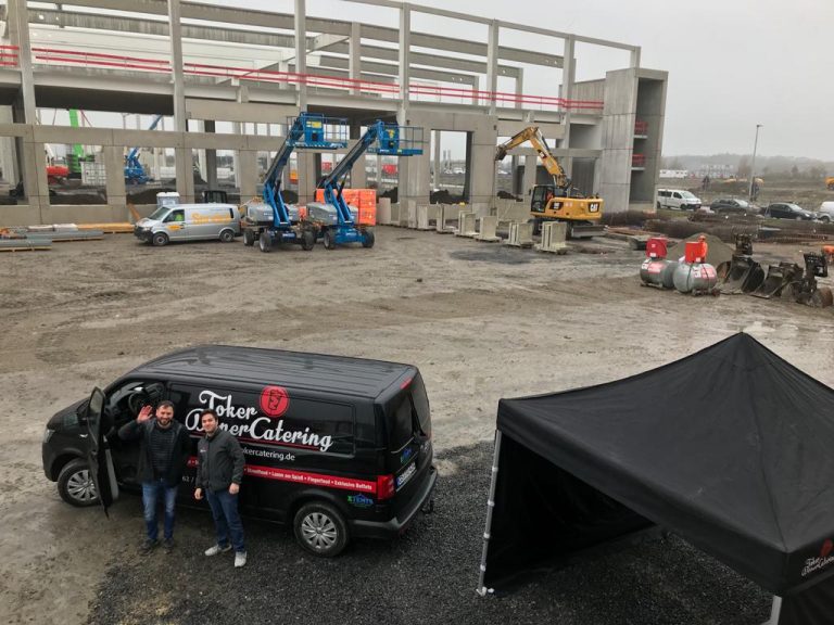 Catering Osnabrück auf einer Baustelle von Köster in Bielefeld