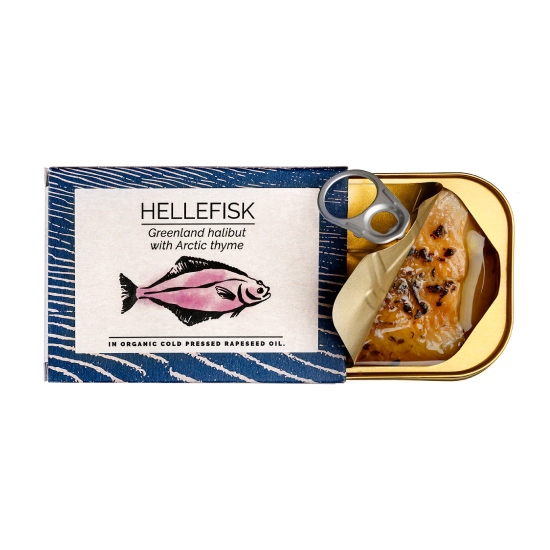 Hellefisk burk