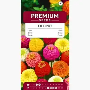 Fröpåse Zinnia mixade färger