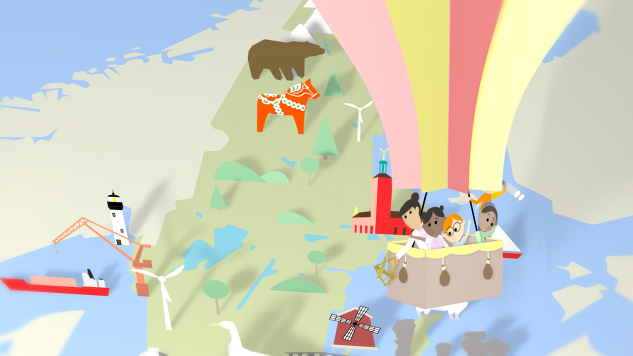 Yttersta Barnen Balloon Animation Informationsgrafik Produktionsbolag Stockholm