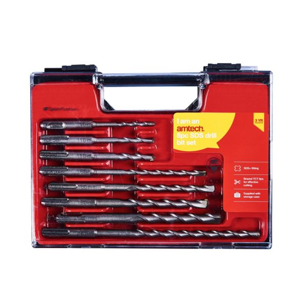 Amtech SDS Drill Bit Set 8pc