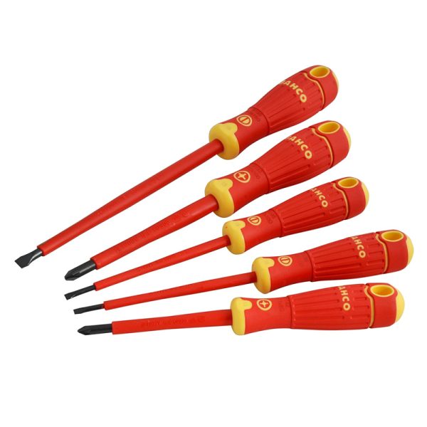 Bahco Bahcofit Insulated Screwdriver Set of 5 SL/PZ