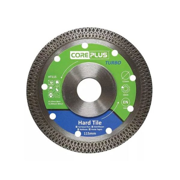 Core Plus CORDBHT HT115 Hard Tile Turbo Diamond Blade 115mm