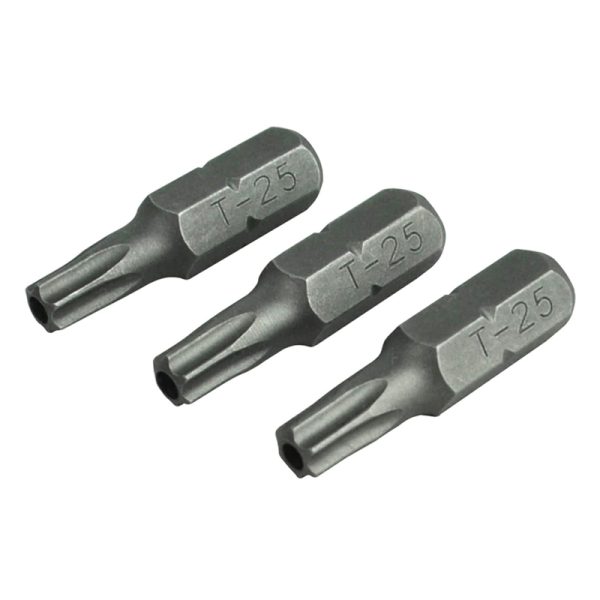 Faithful Security S2 Steel Screwdriver Bits T25S x 25mm (Pack 3)