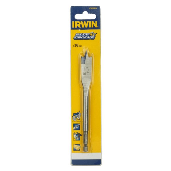 Irwin Blue Groove 4X Flat Bit 16mm x 152mm