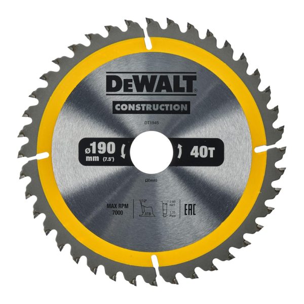 Portable Construction Circular Saw Blade