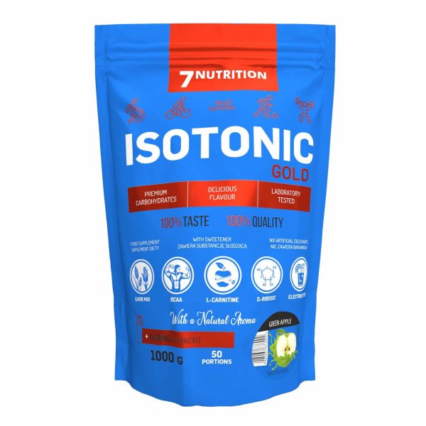 7 NUTRITION ISOTONIC GOLD 1000 G GREEN APPLE