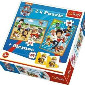 Puzzle x 2 + memo - Paw Patrol, Rescue