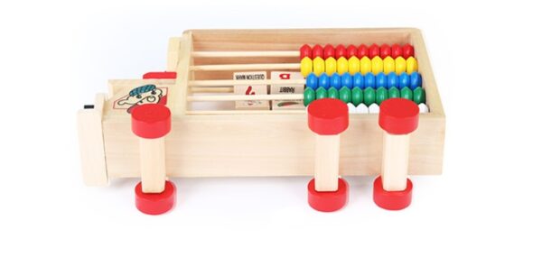 Children Wooden Montessori Car Toy Abacus - Image 2