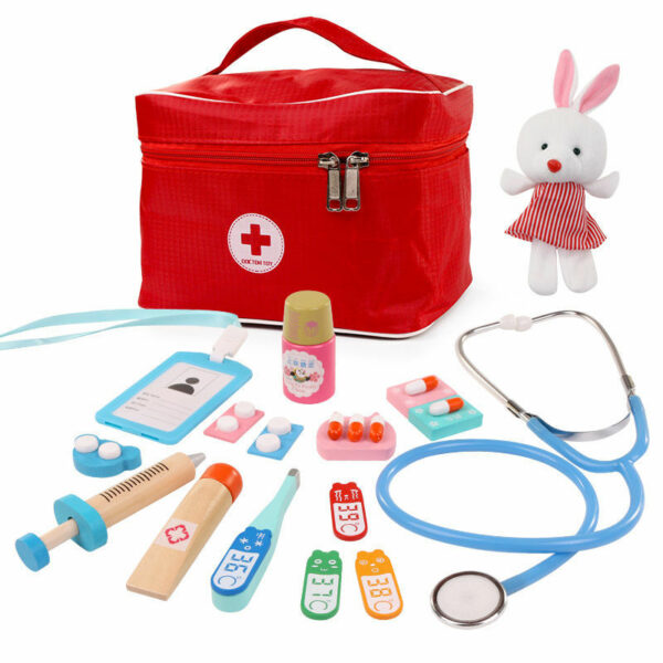 Kids Wooden high quality Doctor Set - Image 4