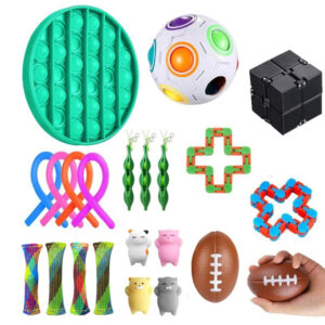 22-Piece Decompression Fidget Sensory Toy Set Stress Relief Toy Kit_0