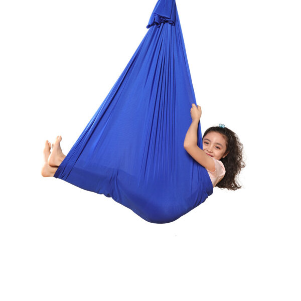 Kids Therapy Swing Yoga Cuddle Sensory Hanging Elastic Hammock_0