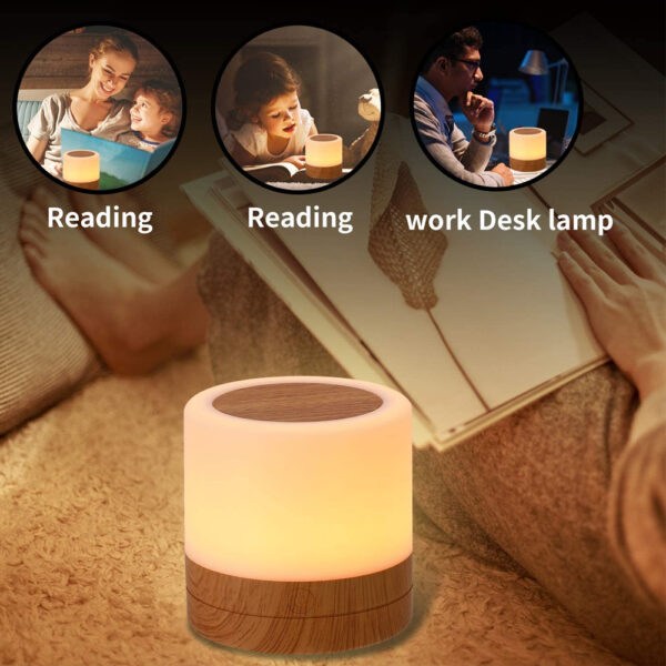 Rechargeable Portable Remote Controlled Touch Lamp Night Light_7