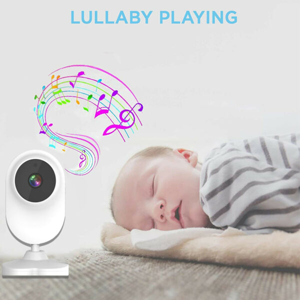 Wireless Baby and Pet Surveillance Camera with 2 Way Talking_3