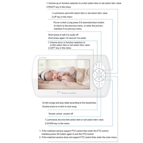 Wireless Baby and Pet Surveillance Camera with 2 Way Talking_5
