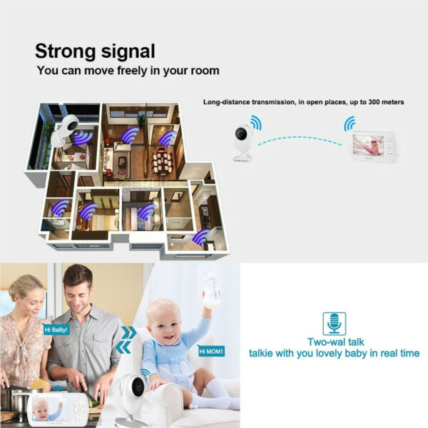 Wireless Baby and Pet Surveillance Camera with 2 Way Talking_6