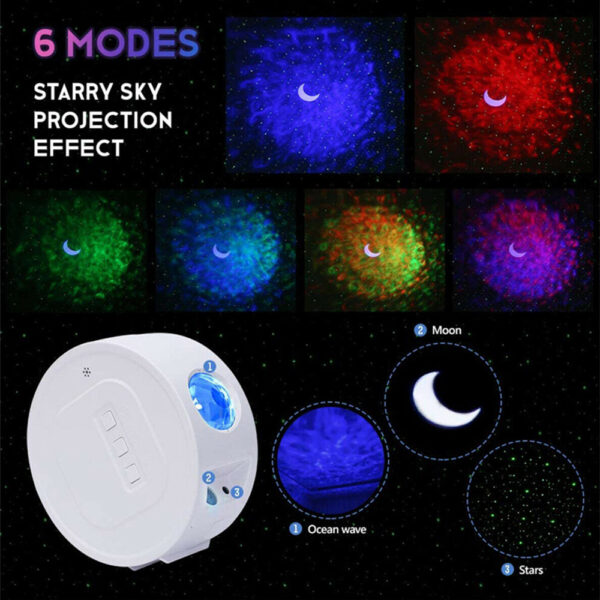 3-in-1 Nebula Moon and Starry Night Sky LED Light Projector_8