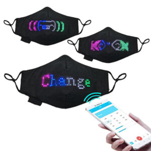 Customizable and Programmable Illuminated LED Face Mask_0