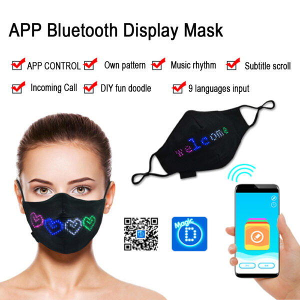 Customizable and Programmable Illuminated LED Face Mask_3