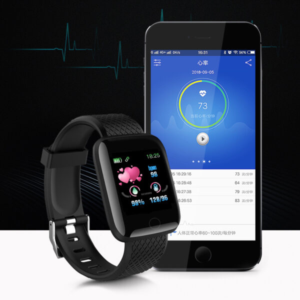 116Plus Sports Touch Screen Tracker Smart Bracelet_6