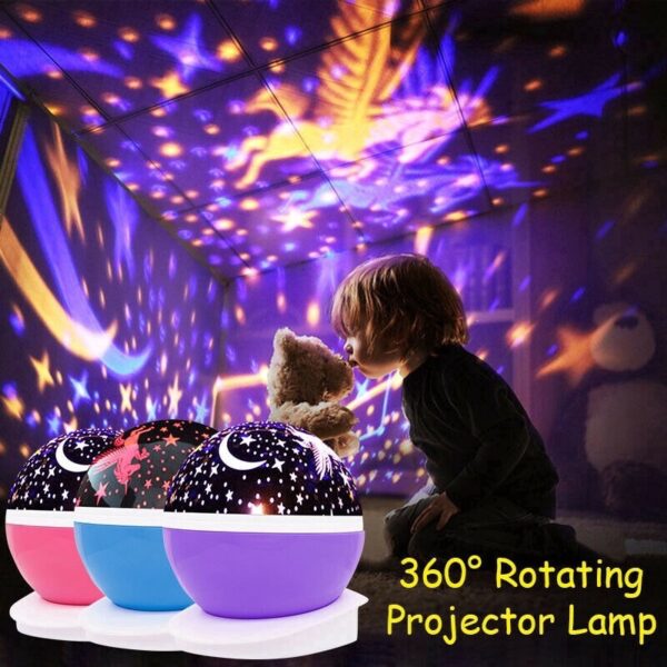Unicorn Starry Sky Projector in 4 Colors- USB Rechargeable_2