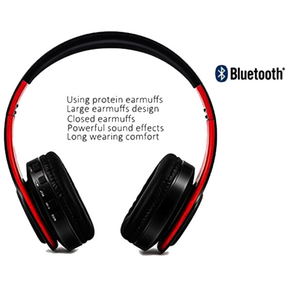 Foldable Wireless Bluetooth Stereo Headset with TF Card Slot- USB Charging_7