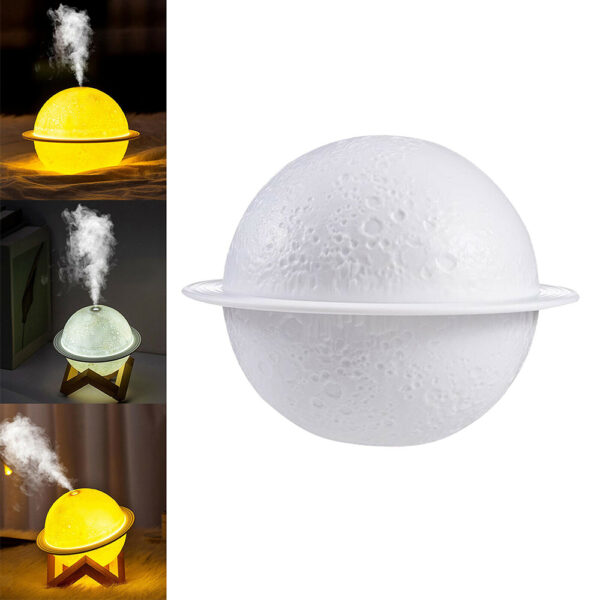 USB 3D Printed Planet Night Lamp and Humidifier for Home and Office_3