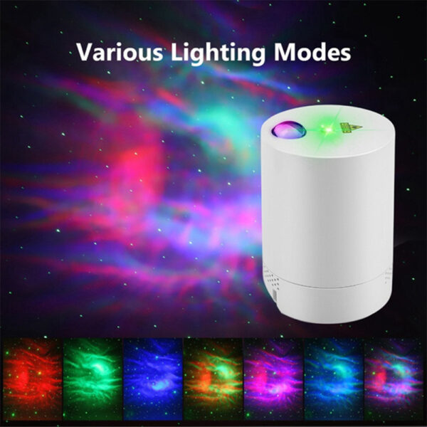 Night Light Starry Sky Lamp Projector Remote Control Musical Rotating Lamp_6