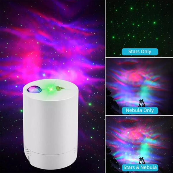 Night Light Starry Sky Lamp Projector Remote Control Musical Rotating Lamp_7