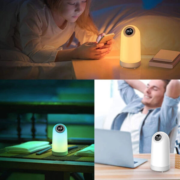 Multifunctional Smart LED Bedside Lamp and BT Speaker- USB Charging_3
